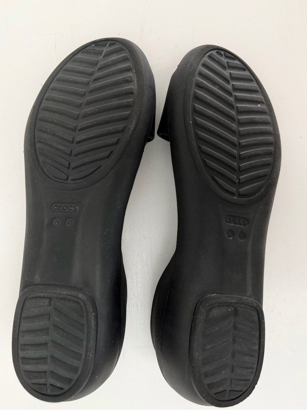 CROCS • Women's Black Open-Toe D'Orsay Sandal • Size 10 - Picture 6 of 9